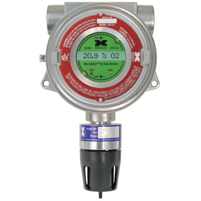 Detcon Oxygen Sensor, DM-534